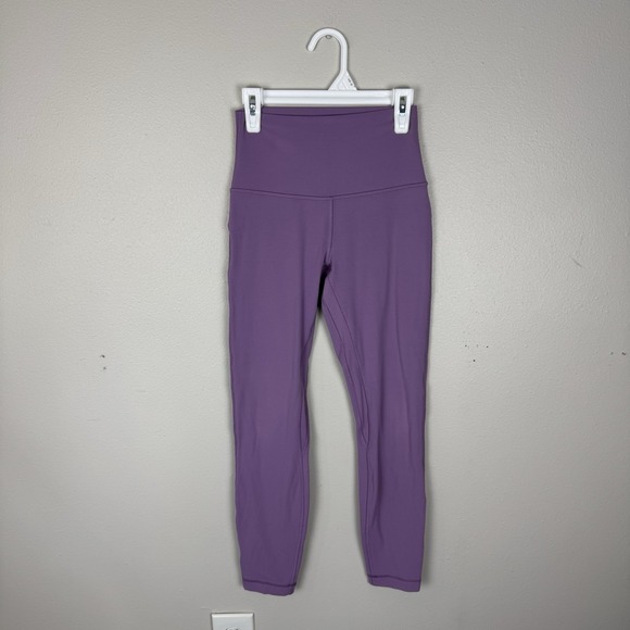 lululemon athletica Pants - Lululemon Align High Rise Pant 25" In Wisteria Purple Size 4 Nulu